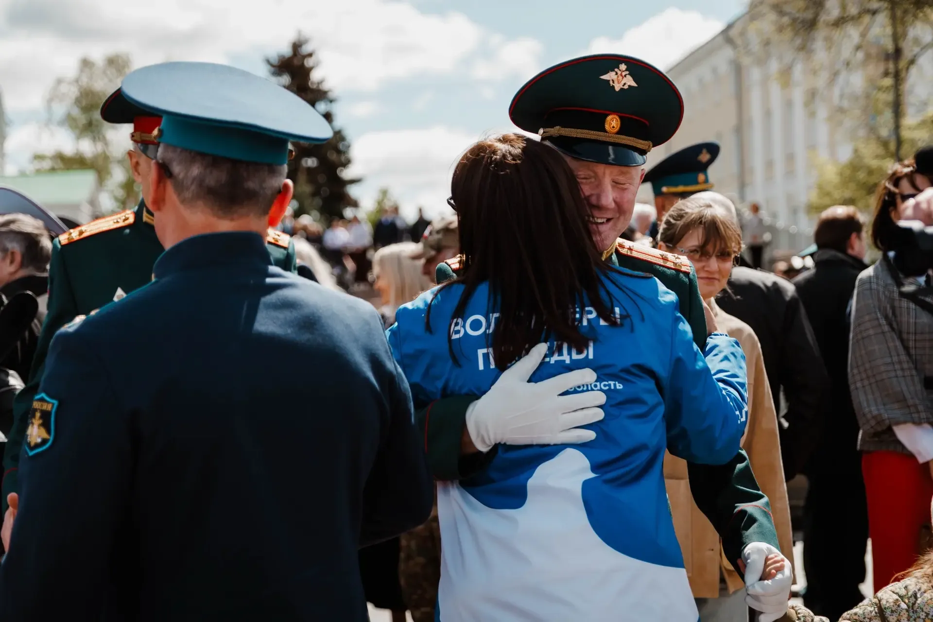 ЛУЧШАЯ КОМАНДА 💙  💫С самого раннего утра команда «Волонтёров Победы» была в центре главных событий э