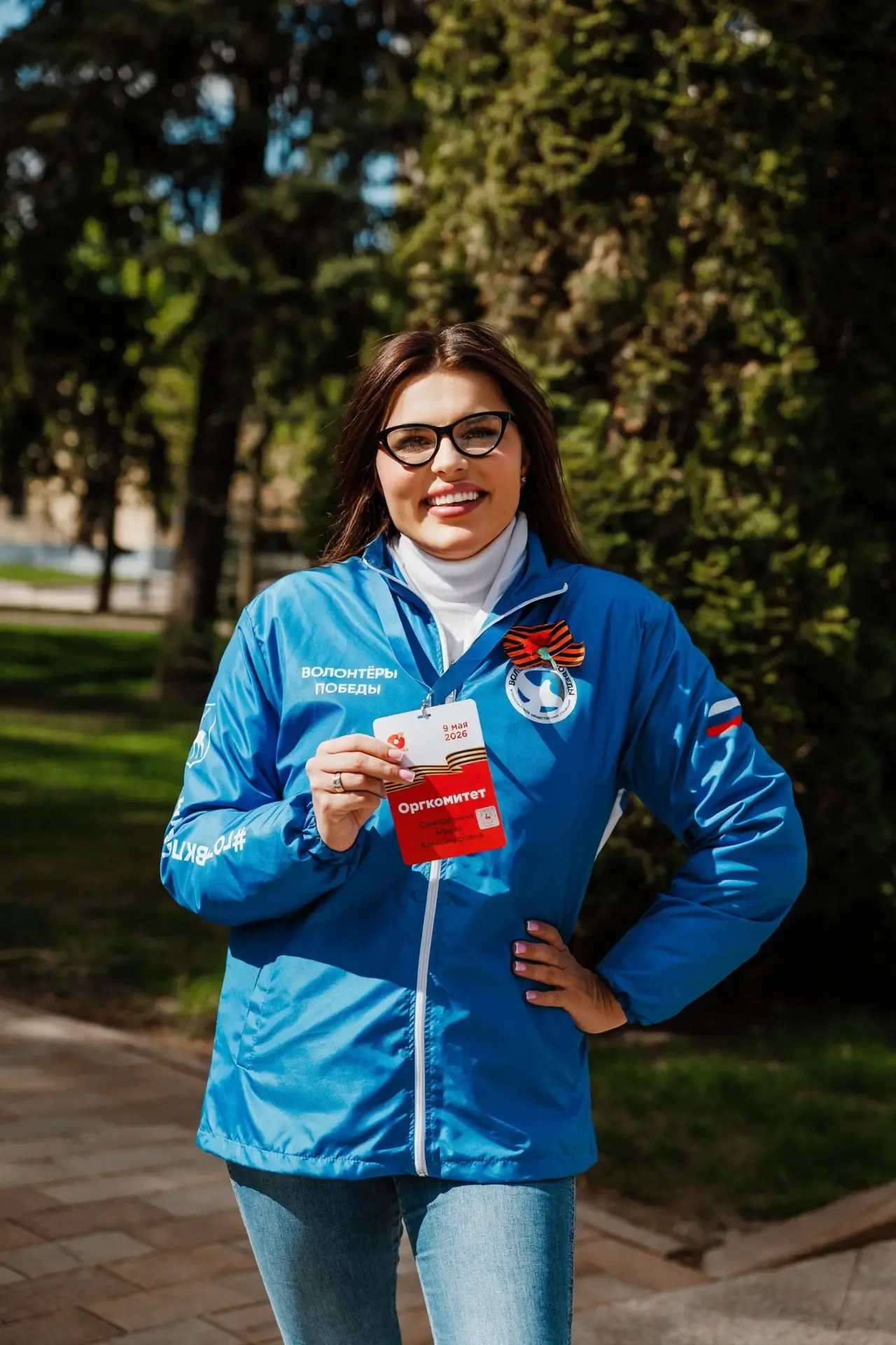 ЛУЧШАЯ КОМАНДА 💙  💫С самого раннего утра команда «Волонтёров Победы» была в центре главных событий э