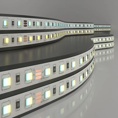 Изображение Светодиодная лента 24 В 10 Вт/м 60 LED/м 5050 IP20, MIX теплый белый 3300K/холодный белый 6500K, 5 м Лента светодиодная 24V 10W 60LED 5050 IP20 MIX теплый белый/холодный белый, 5м