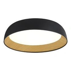 Изображение SLE1812-402-01 Светильник потолочный Черный, Древесный/белая LED 1*36W 4000K МЬЮЗЕ