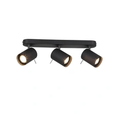 Изображение SL597.401.03 Спот ST-Luce Черный, Хром/Черный GU10 LED 3*3W Потолочные светильники