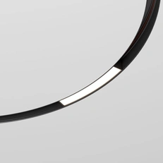 Изображение Slim Magnetic Трековый светильник для радиусного шинопровода 8W 4200K Planar чёрный Ø 800мм 85179/01