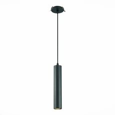 Изображение ST151.408.01 Встраиваемый подвесной светильник Черный GU10 1*50W  IP20 D54xH290 220V Без ламп Подвесные светильники