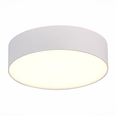 Изображение ST606.532.27 Светильник потолочный Белый LED 1*27W 3000K 2 340Lm Ra>85 120° IP20 D220xH55 185-265V Накладные светильники