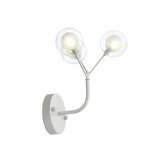 Изображение SL376.501.03 Бра ST-Luce Белый/Белый,Прозрачный G4 LED 3*2W ДЕМЕЛЕ