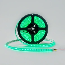 Изображение Светодиодная лента  3528, 120 LED/м, 9,6 Вт/м, 12В , IP66, Цвет: Зеленый, SWG3120-12-9.6-G-66-M