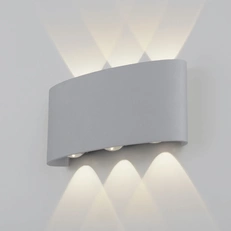 Изображение Пылевлагозащищенный светодиодный светильник Twinky Trio серый IP54 1551 Techno LED серый