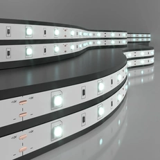 Изображение Светодиодная лента 12 В 7.2 Вт/м 30 Led/м 5050 IP20, холодный белый 6500К, 5 м Лента светодиодная 12V 7,2W 30Led 5050 IP20 холодный белый, 5м