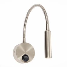 Изображение ST653.131.01 Светильник настенный ST-Luce Никель/Никель LED 1*3W 3000K Настенные светильники