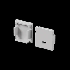 Изображение Комплект заглушек (для профиля 20x20) 2 шт., ALM-2020-EC 642072