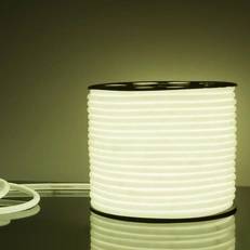 Изображение Светодиодный гибкий неон 220 В 9.6 Вт/м 144 Led/м 2835 IP67, круглый холодный белый 6500К, 50 м Гибкий неон 220V 9,6W 144Led 2835 IP67 круглый холодный белый, 50 м