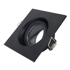 Изображение ST255.418.01 Св-к встр. Черный GU10 1*50W  IP65 L96xW96xH45 220V Без ламп Встраиваемые светильники