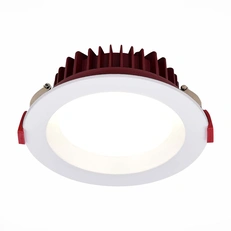 Изображение ST752.538.07 Св-к встр. Белый LED 1*7W 3000K 560Lm Ra80 100° IP44 D115xH47 100-240V Встраиваемые светильники