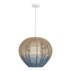 Изображение SL1514.513.01 Светильник подвесной ST-Luce Белый/Бежевый,Синий E27 1*40W ВИМИНИ
