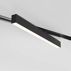 Изображение Трековый светодиодный светильник для однофазного шинопровода X-Line 20W 4200K черный матовый X-Line черный матовый 20W 4200K (LTB54) однофазный