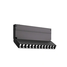 Изображение ST686.436.09H Св-к трек. Черный LED 1*9W 2700-6000K 760Lm Ra>90 34° IP20 L220xW25xH130 220V SKYLINE 220