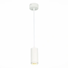 Изображение ST600.533.10 Светильник подвесной Zoom Белый LED 1*10W 3000K 1 000Lm Ra>80 15-60° IP20 D59xH130 170- Подвесные светильники