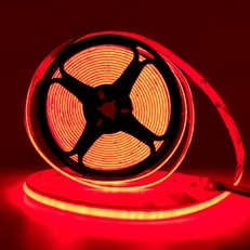 Изображение Светодиодная лента SWG PRO COB, 480 LED/м, 13 Вт/м, 24В , IP20, Цвет: Красная, SWG-COB480-24-13-R