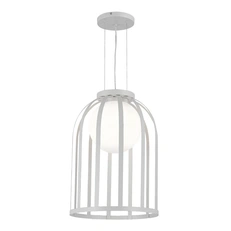 Изображение SL6129.503.01 Светильник подвесной ST-Luce Белый/Белый E27 1*60W НОРДИК