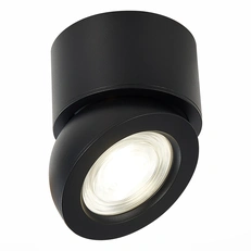 Изображение ST654.442.10 Светильник потолочный Черный LED 1*10W 4000K 850Lm Ra>90 38° IP20 D95xH96 180-240V Накладные светильники