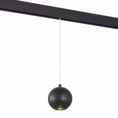 Изображение ST354.433.12 Магнитный трековый светильник подвесной Черный LED 1*12W 3000K 750Lm Ra>80 36° IP20 D10 SKYLINE 48