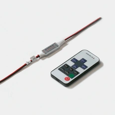 Изображение Мини-диммер для одноцветной ленты, радио, 11 кнопок, RF-DIM-11-6A, RF-DIM-11-6A