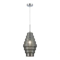 Изображение SL1001.103.01 Подвес ST-Luce Хром/Дымчатый E27 1*40W РЕКСИТ