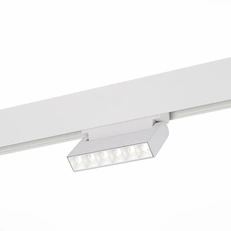 Изображение ST364.546.06 Магнитный трековый светильник белый LED 1*6W 4000K 532Lm Ra>80 36° IP20 L120xW22xH108 4 SKYLINE 48