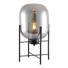 Изображение SL1050.704.01 Прикроватная лампа ST-Luce Черный/Дымчатый E27 1*40W БУРАСКА
