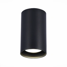 Изображение ST157.432.20 Светильник потолочный Черный LED 1*20W 3000K 1 600Lm Ra>90 60° IP44 D95xH150 220-265V Накладные светильники