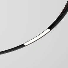 Изображение Slim Magnetic Трековый светильник для радиусного шинопровода 8W 4200K Planar чёрный Ø 1200мм 85181/01