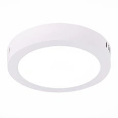 Изображение ST112.542.12 Светильник настенно-потолочный Белый LED 1*12W 4000K 795Lm Ra80 120° IP20 D160xH28 90-2 Накладные светильники