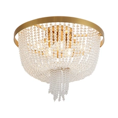 Изображение Потолочный светильник Орнамент / Ornament E14 4х60 Вт латунь