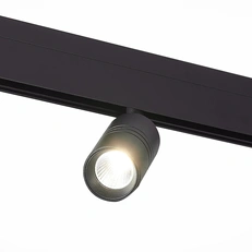 Изображение ST365.446.07 Магнитный трековый светильник Черный LED 1*7W 4000K 595Lm Ra>90 36° IP20 D44xH90 48V SKYLINE 48