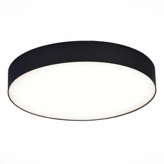 Изображение ST606.442.48 Светильник потолочный Черный LED 1*48W 4000K 4 320Lm Ra>85 120° IP20 D400xH55 185-265V Накладные светильники