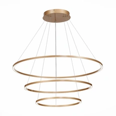 Изображение ST605.203.114 Cветильник подвесной SMART ST-Luce Золотистый/Белый LED 1*114W 2800-6500K AURA