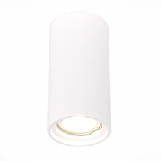 Изображение ST155.502.01 Светильник потолочный Белый GU10 1*50W IP20 D70xH140 180-240V Без ламп Накладные светильники