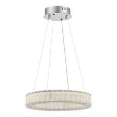Изображение SL6008.103.01 Люстра подвесная ST-Luce Хром/Хром LED 1*20W 3000K ЛАТОЦЦО