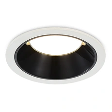 Изображение ST755.448.07 Св-к встр. Черный LED 1*7W 4000K 630Lm Ra80 120° IP20 D85xH45 100-240V Встраиваемые светильники