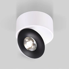 Изображение Накладной светодиодный светильник Glide белый/черный 25100/LED