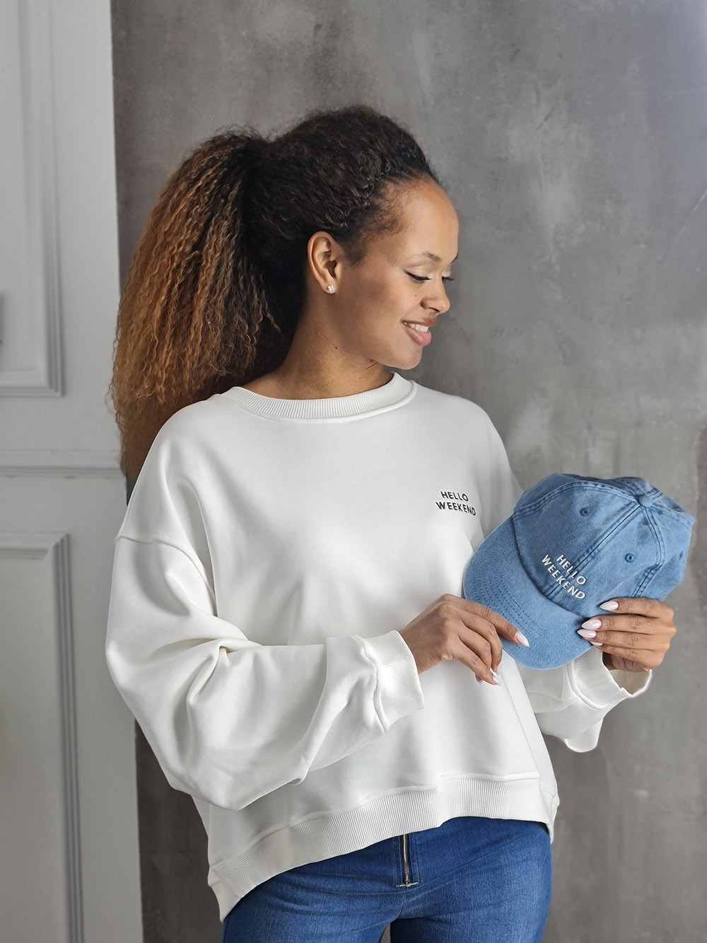 Бейсболка Vicolo голубая, фотография №2