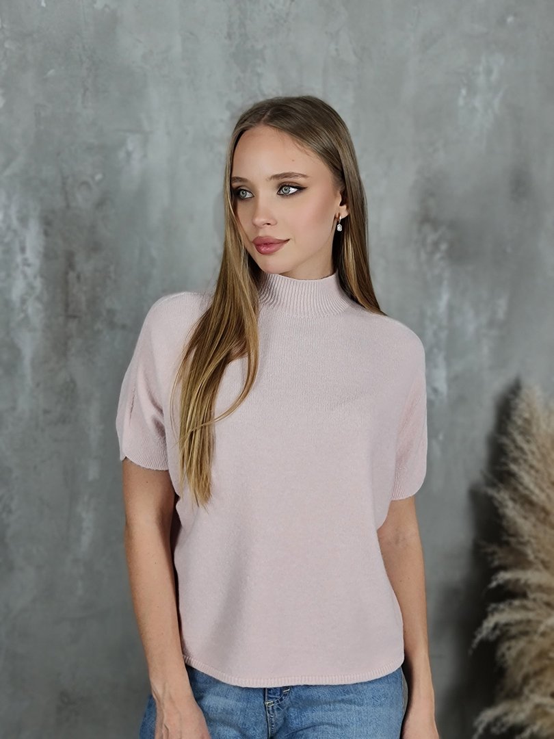 Джемпер Imperial с рукавом 3/4 пудровый, фотография №2