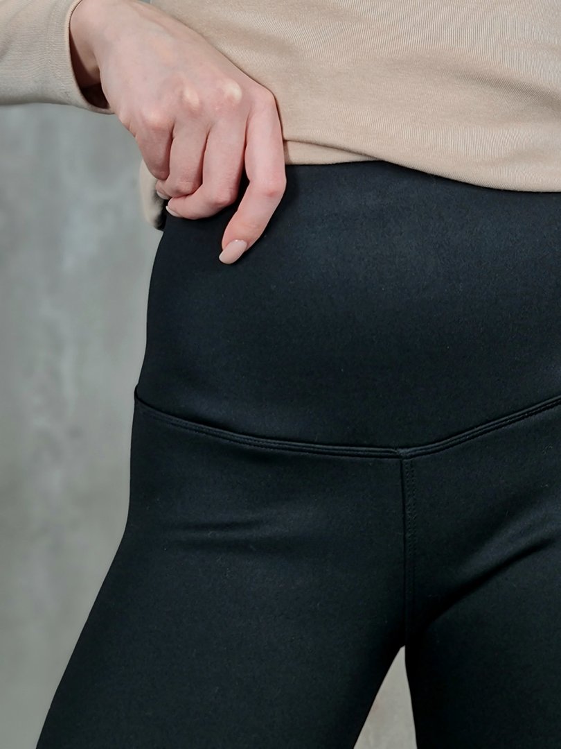 Легинсы Gondola Blu корректирующие серый подклад черные, фотография №3