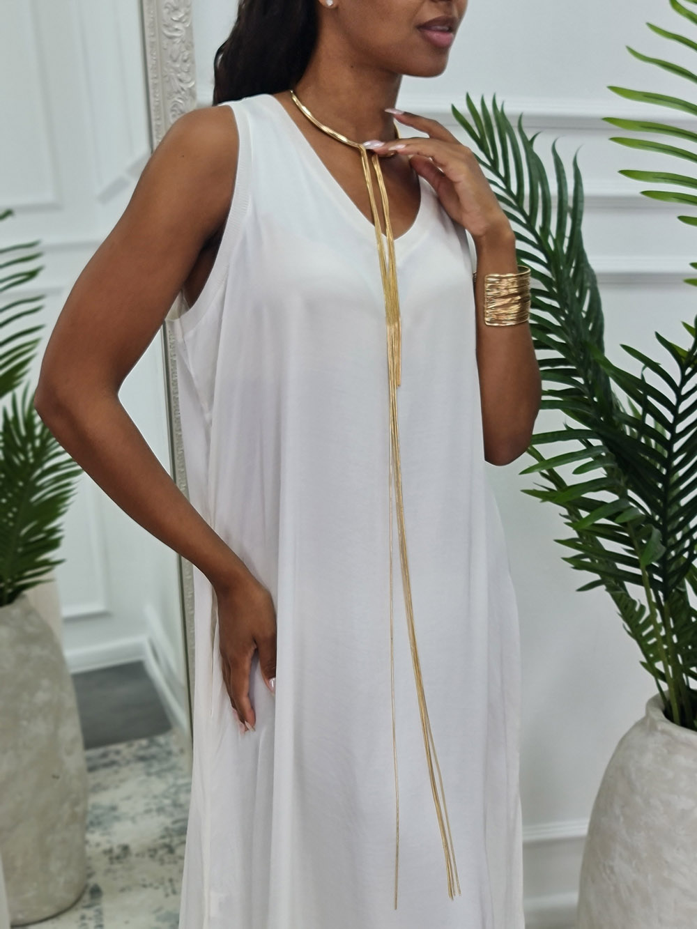 Ожерелье J.M ACCESSORI золотистое  , фотография №1