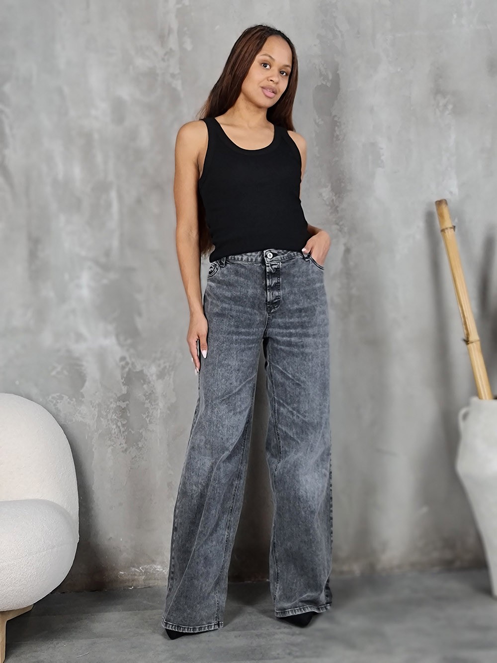 Джинсы Please графит , фотография №2