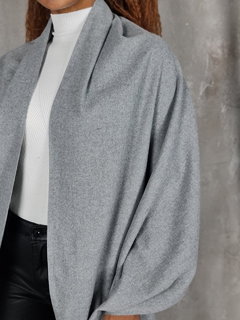 Палантин Grace кашемировый серый , фотография №3