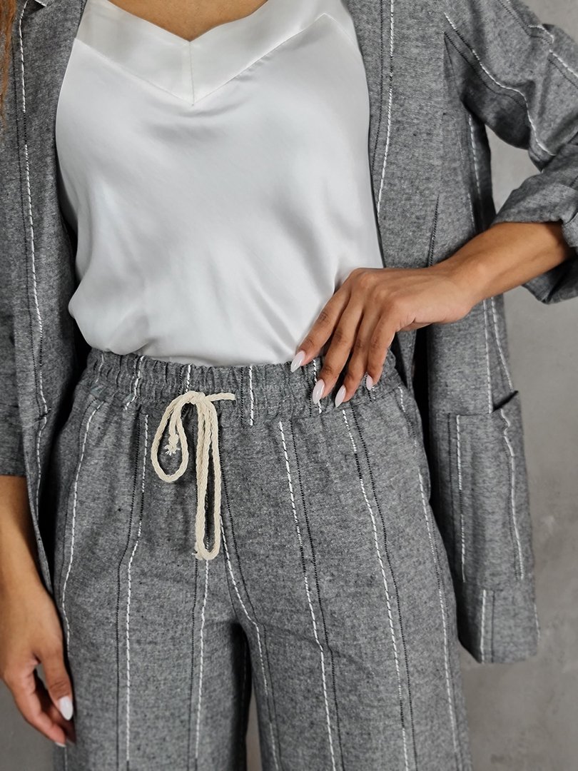 Костюм CLOTHÉ пиджак и брюки серый, фотография №6