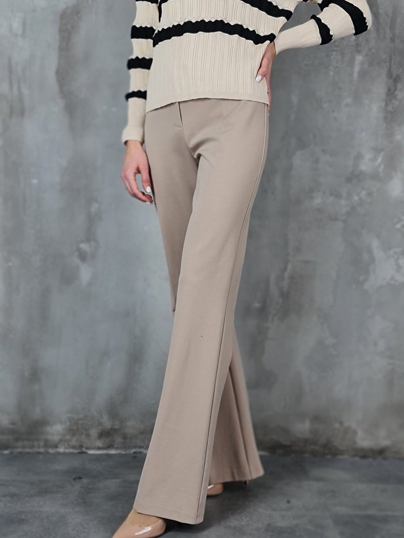 Брюки King Kong клёш классические песочные, фотография №1