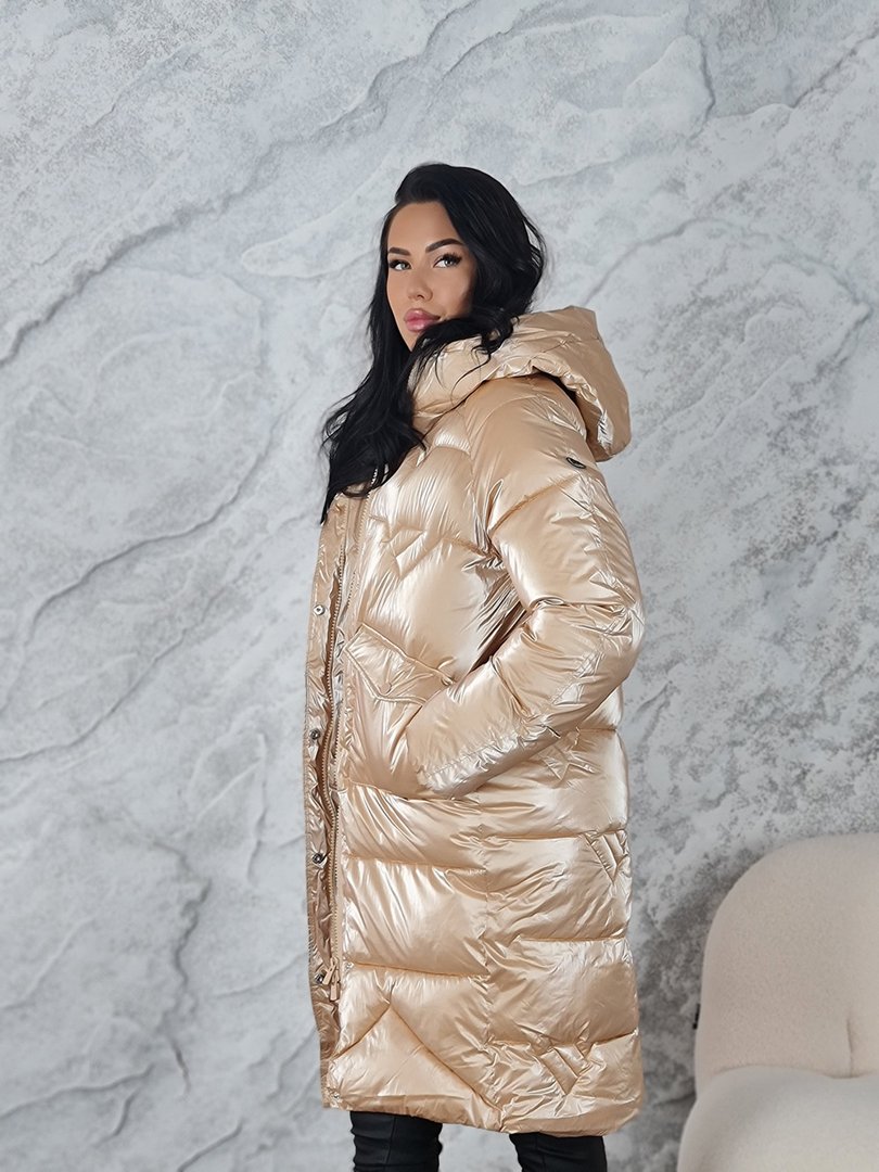 Пуховик Rinascimento персиковый, фотография №3