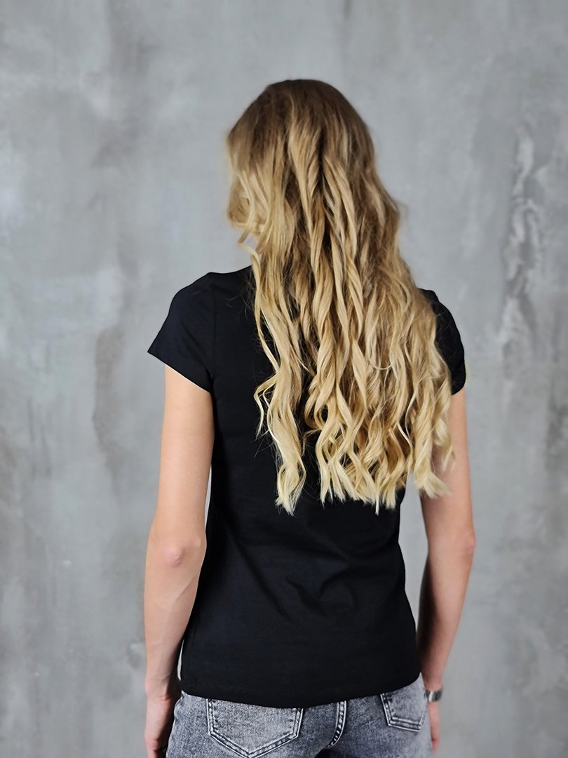 Футболка Monte Cervino с большой звездой чёрная, фотография №2